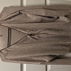 Tan Mid sleeve Blouse